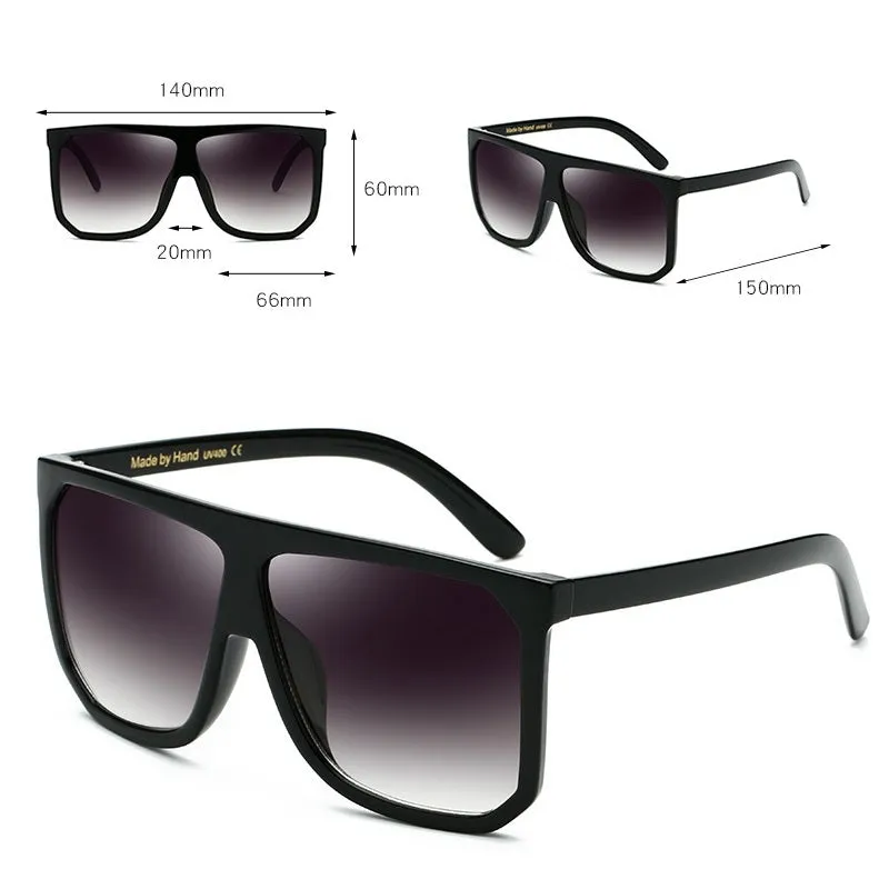 Retro Large Frame Sunglasses