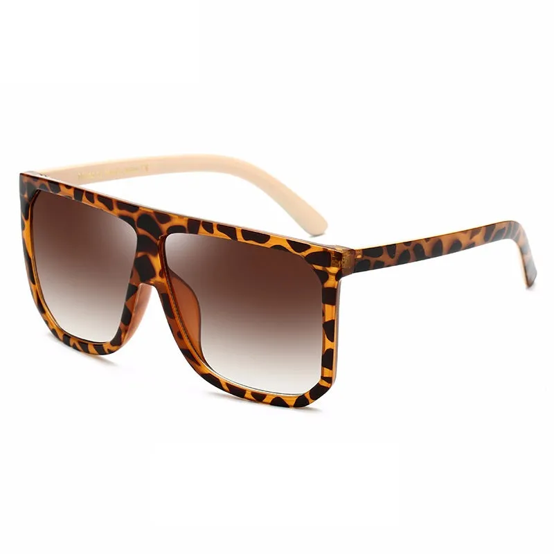 Retro Large Frame Sunglasses