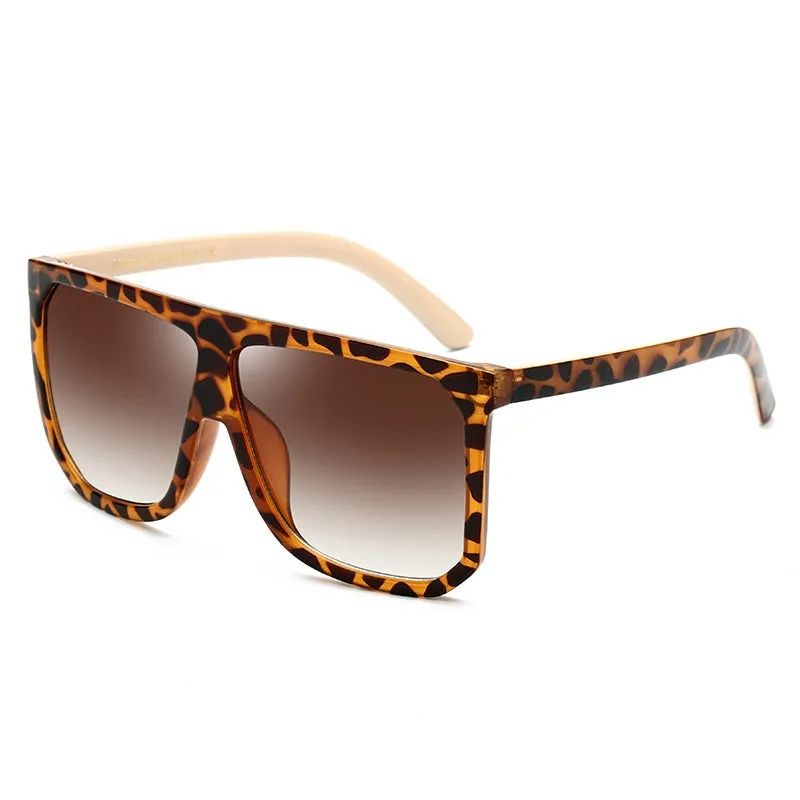 Retro Large Frame Sunglasses