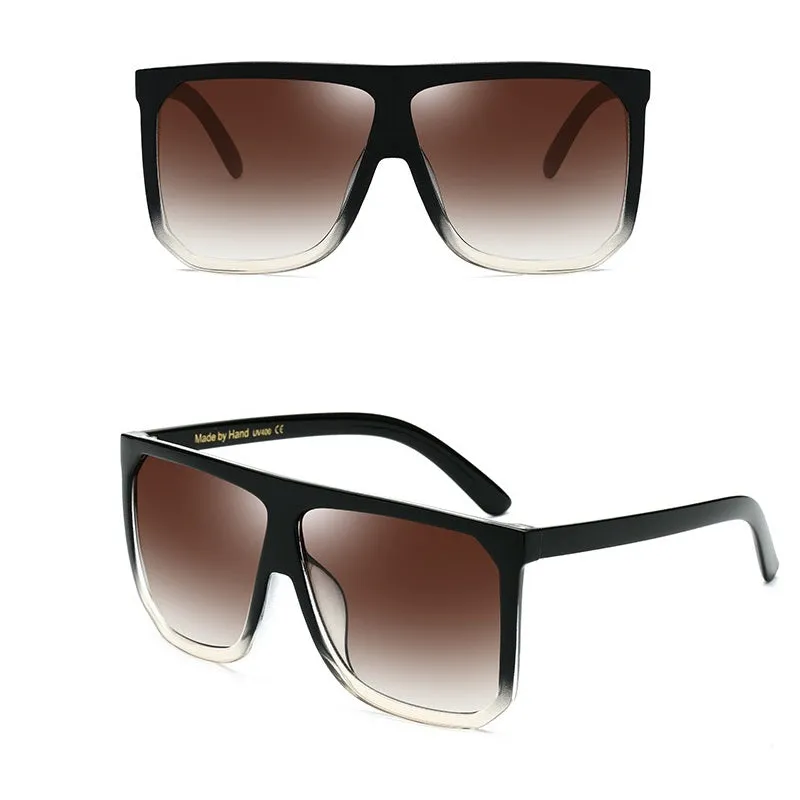 Retro Large Frame Sunglasses