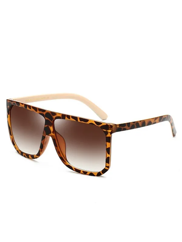 Retro Large Frame Sunglasses