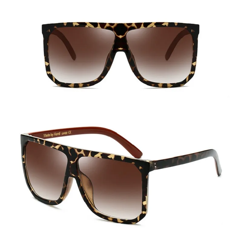 Retro Large Frame Sunglasses