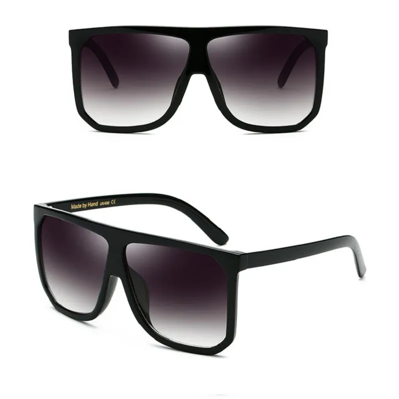 Retro Large Frame Sunglasses