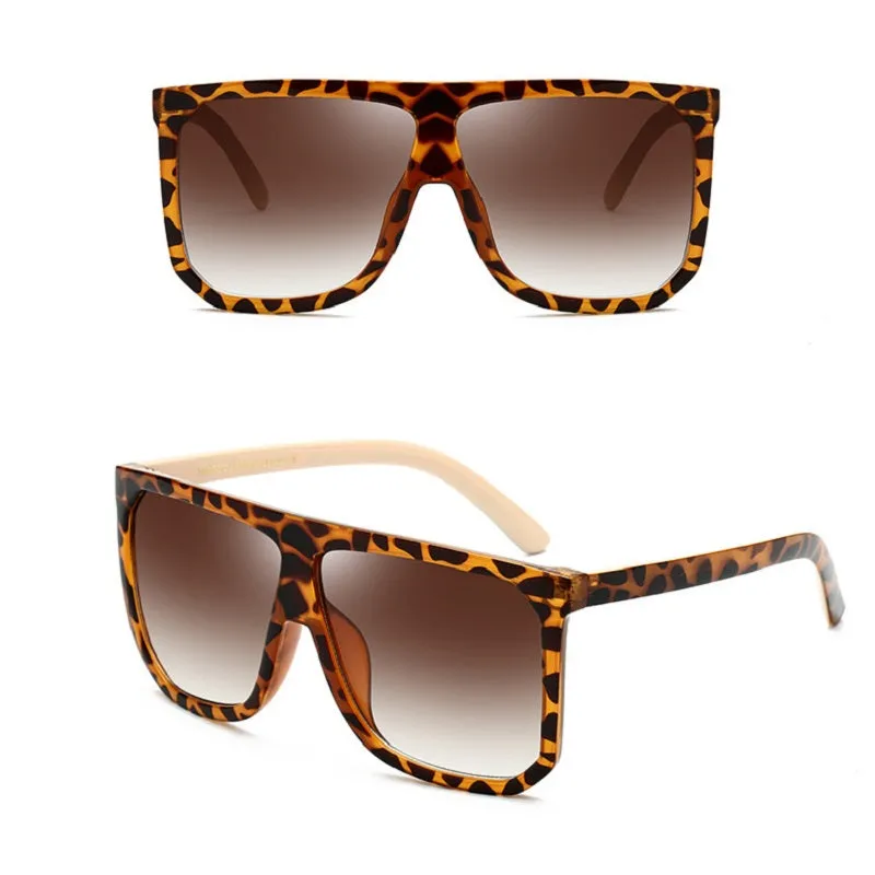 Retro Large Frame Sunglasses