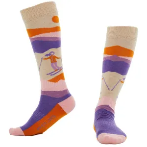 Retro Womens Ski Sock