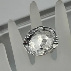 Ring 925 Sterling Silver  size 7.5,8 Handmade Artistic Hadar Designers (H) LAST