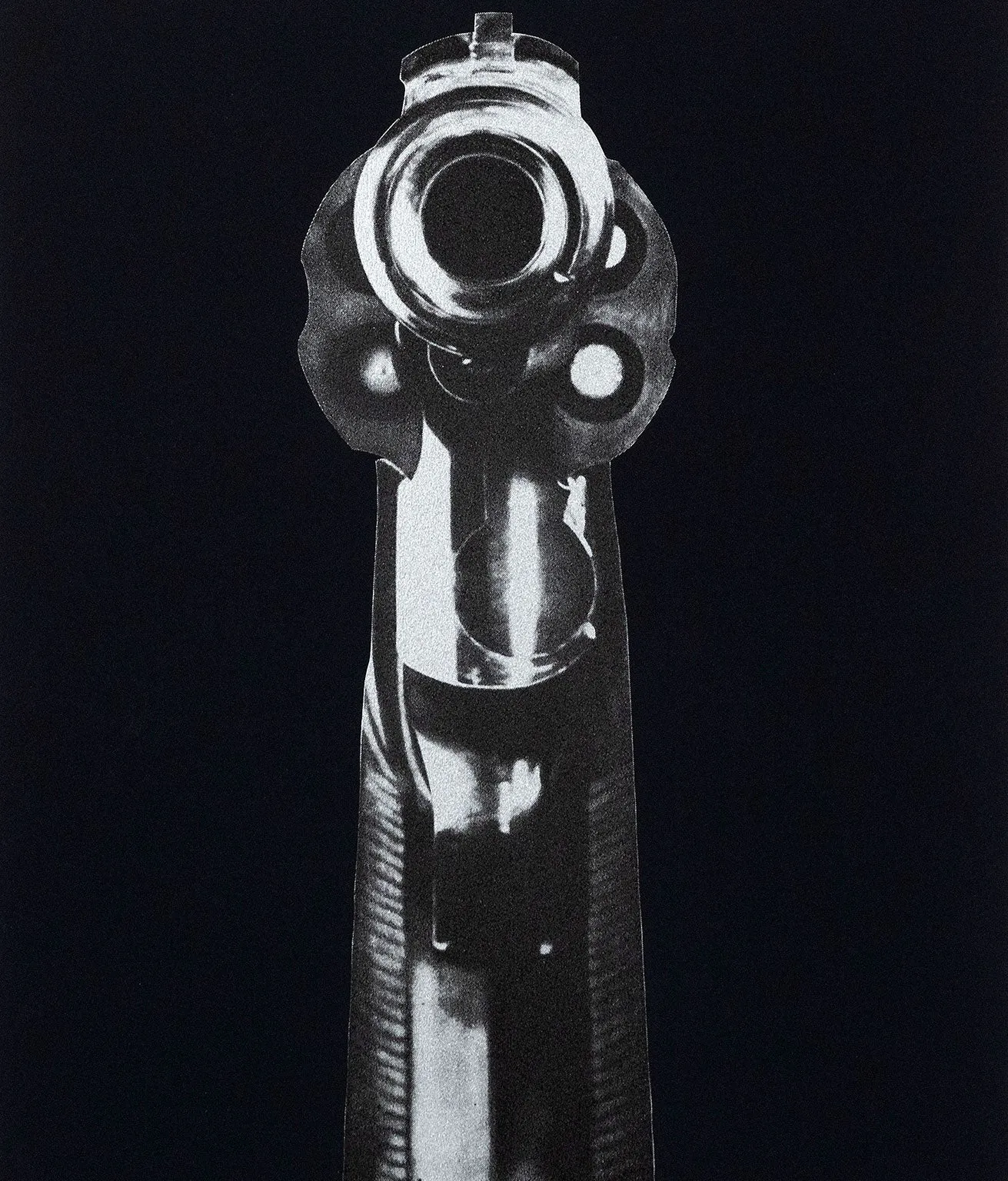 ROBERT LONGO "GUN" SCREENPRINT, 1994