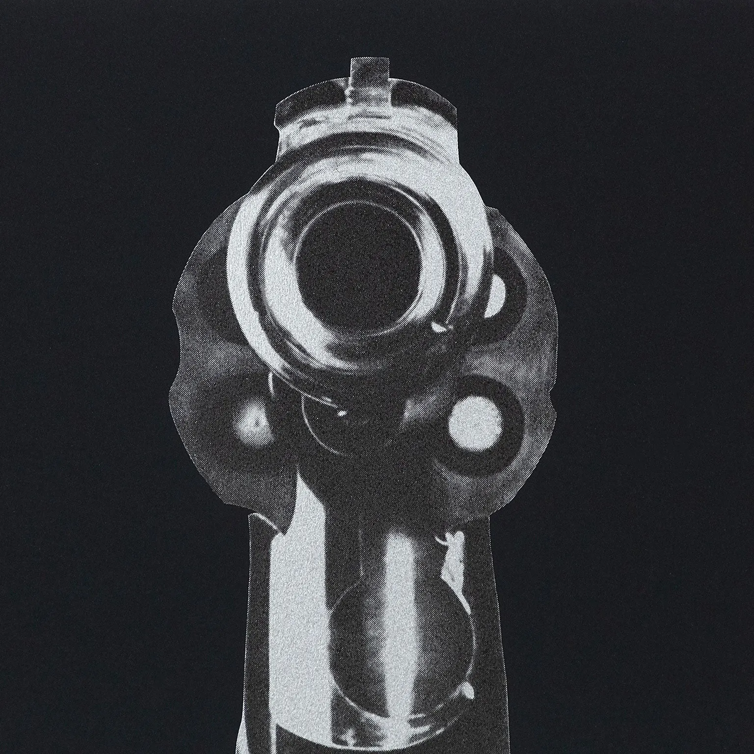 ROBERT LONGO "GUN" SCREENPRINT, 1994