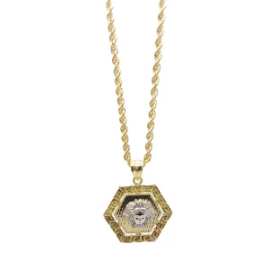 Rope Chain 2.5MM With Medusa NSA-018