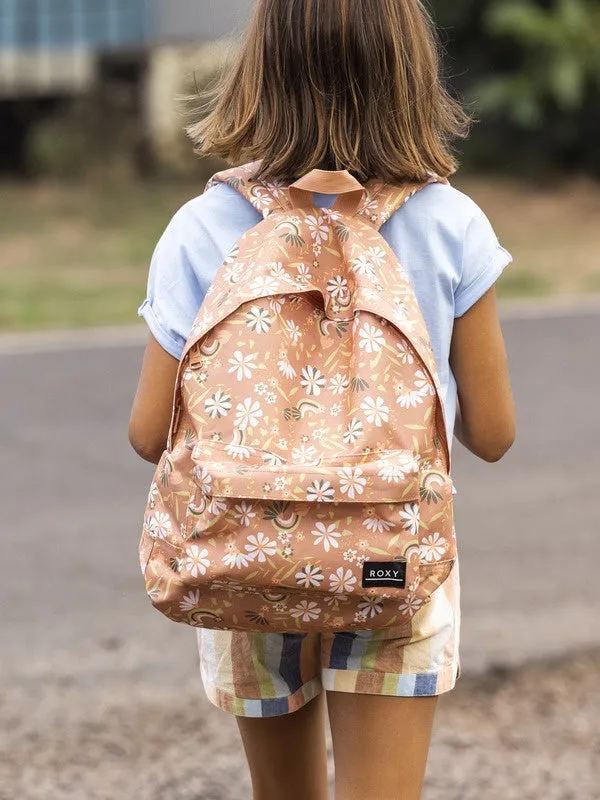 Roxy Sugar Baby Girl Backpack - Toasted Nut Retro Isle