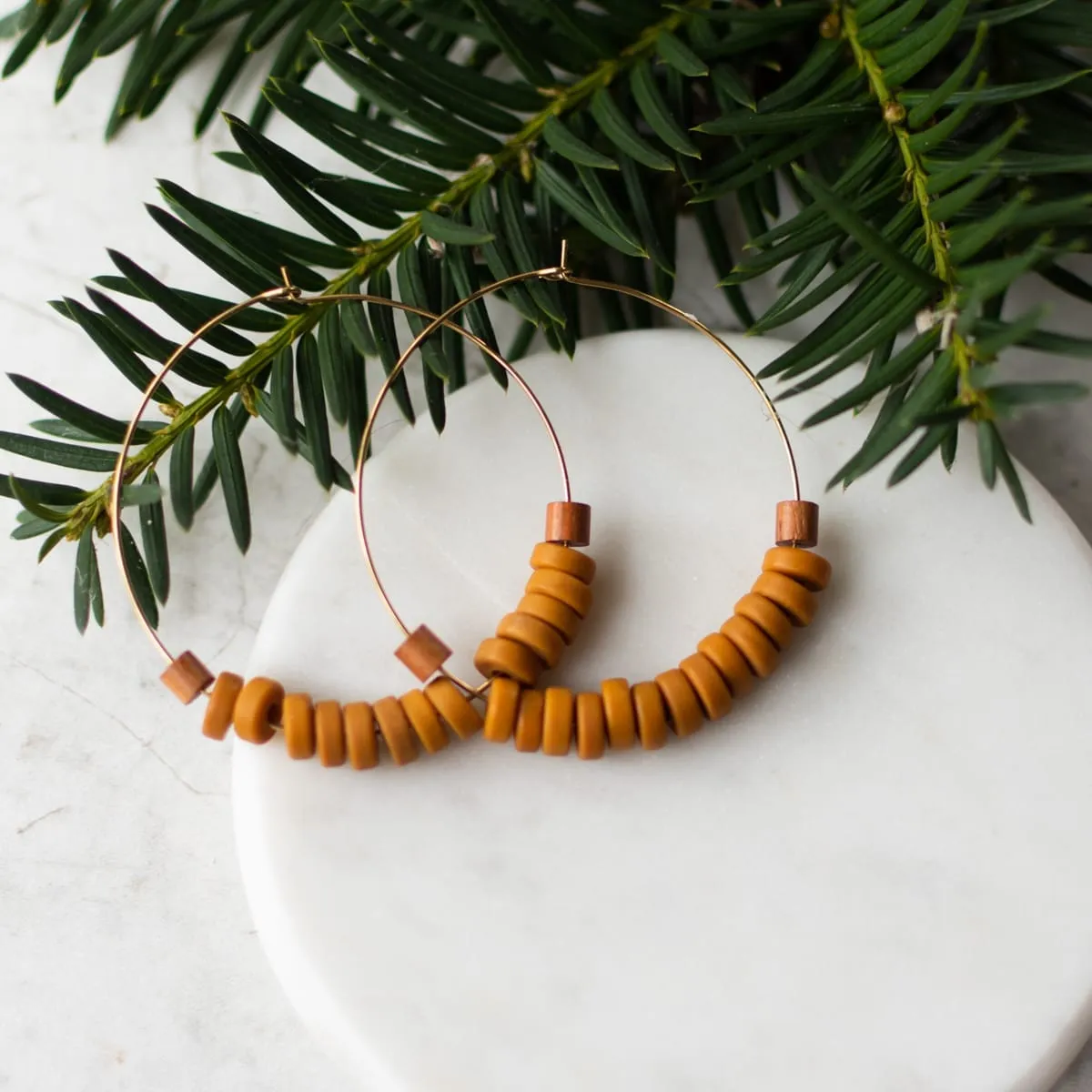Saddle Ellen Hoop Earrings