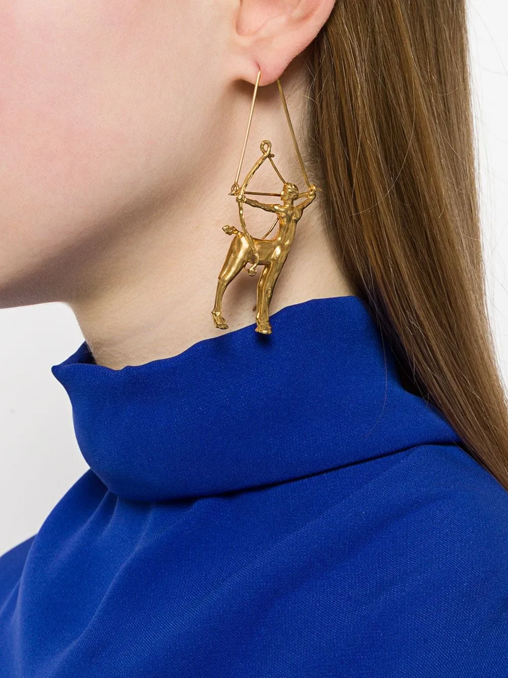 Sagittarius artistic earrings (The Archer)