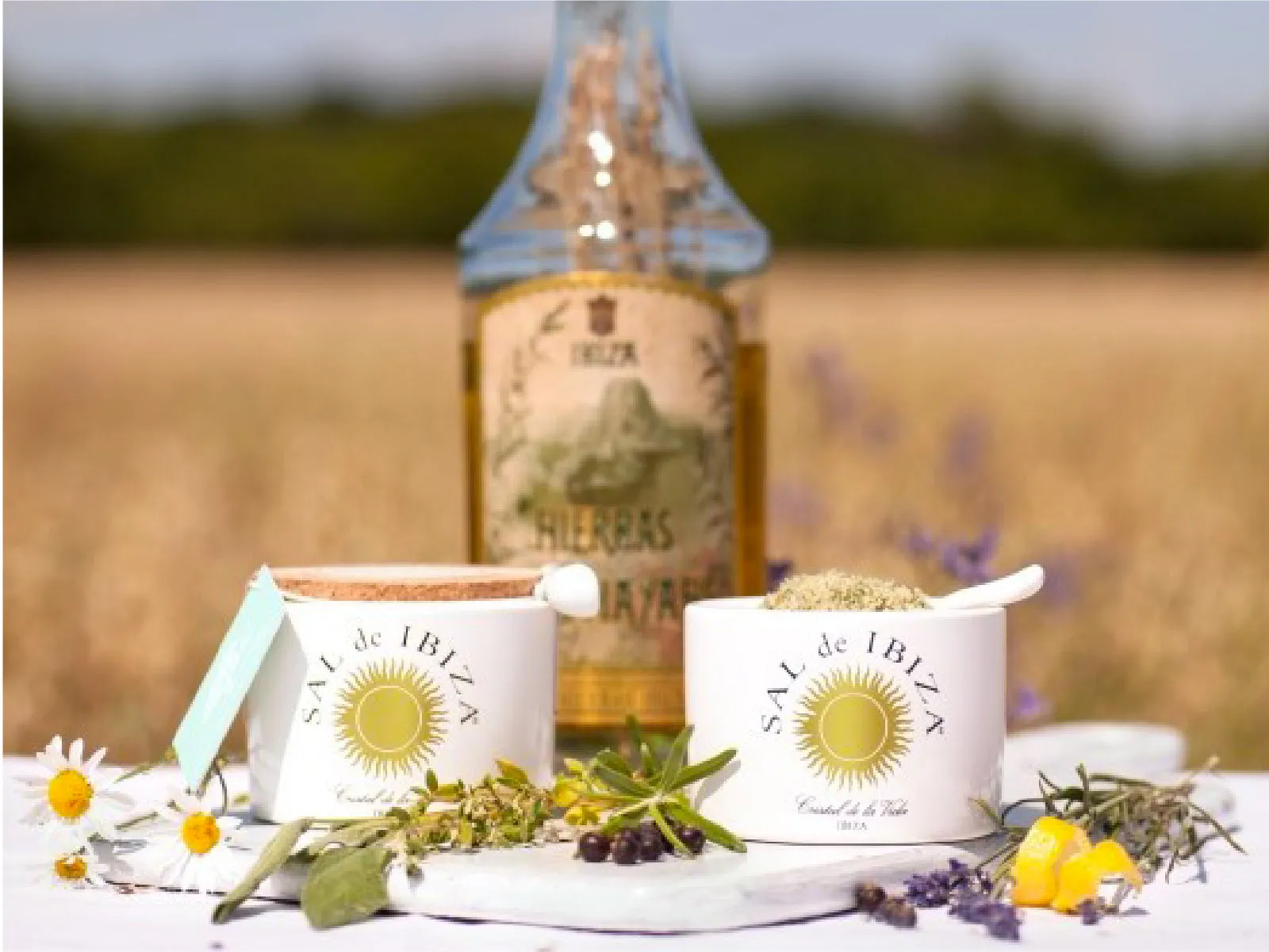 Sal de Ibiza Fleur de Sel with Ibicencan Herbs, Ceramic Pot