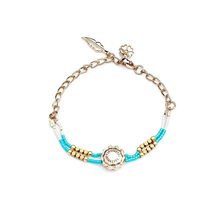 Santa Maria Bracelet in Turquoise & Gold