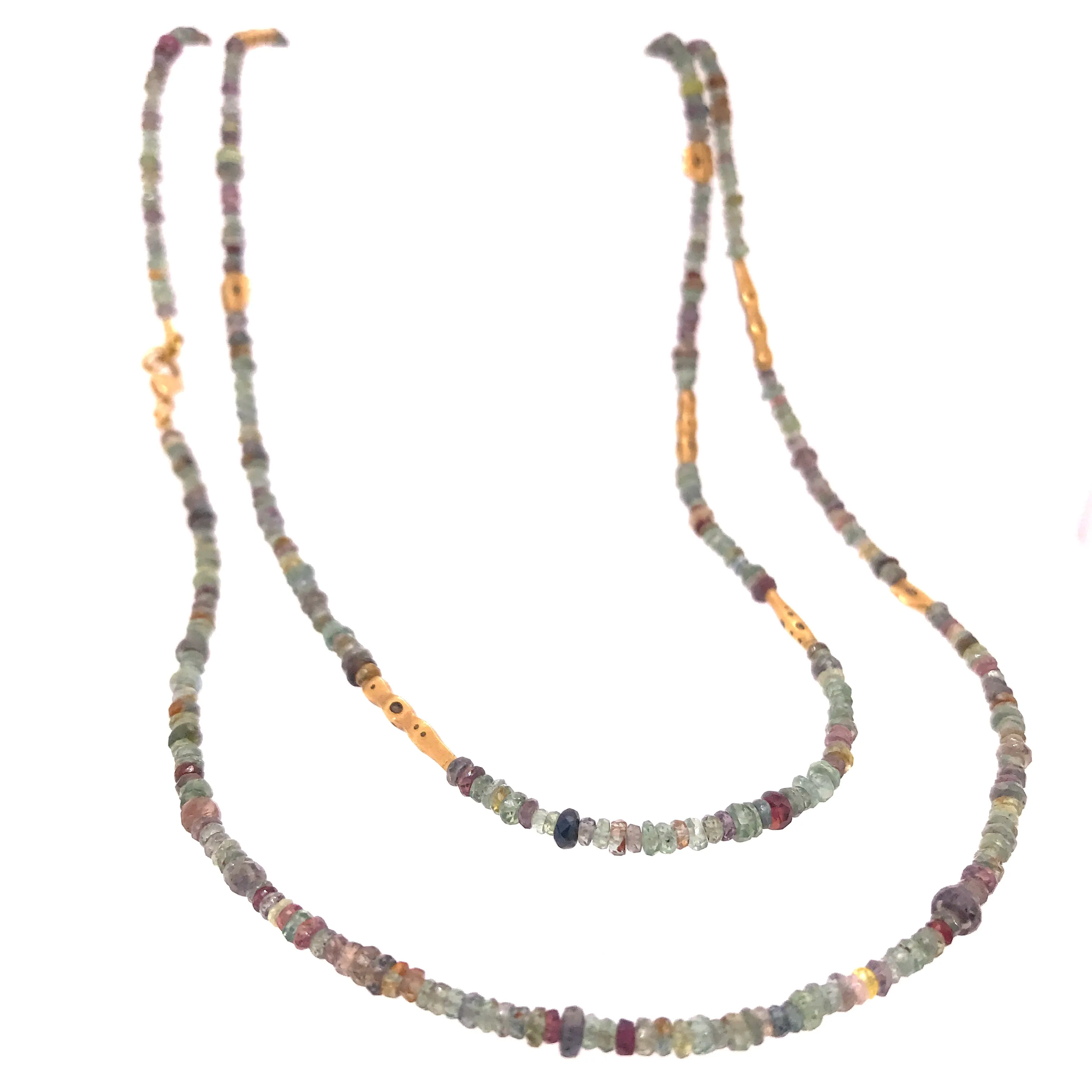 Sapphire 'Flora' Bead Necklace
