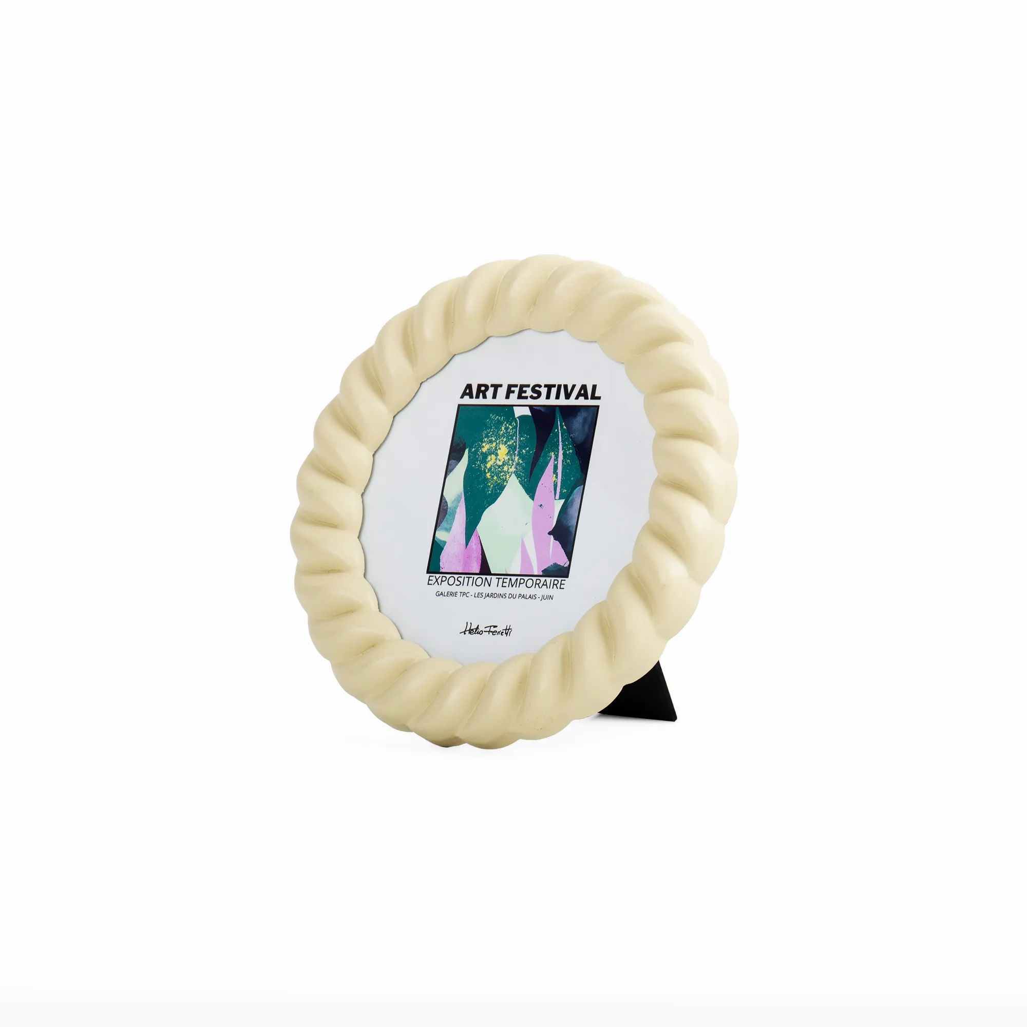 Shell Photo Frame, Beige