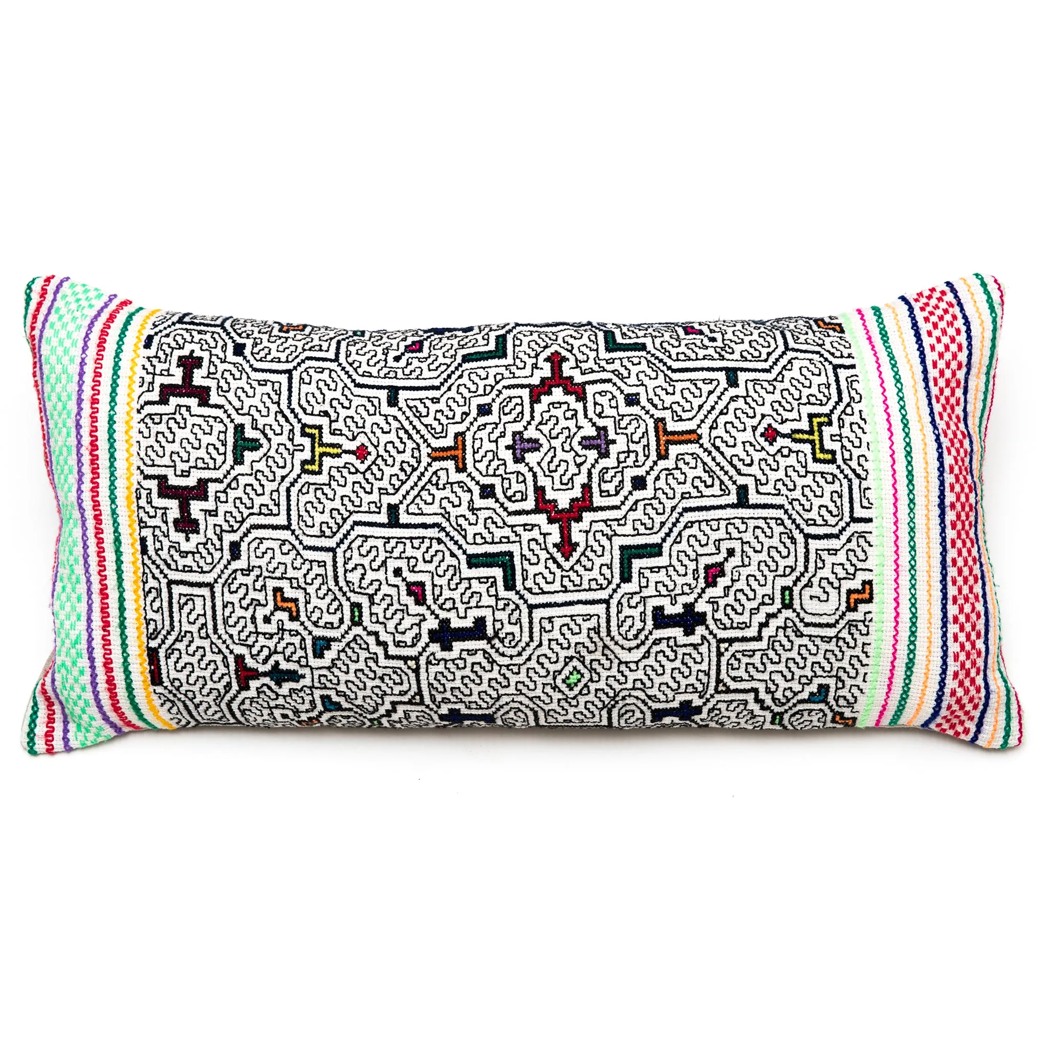Shipibo Pillow Colorful Two