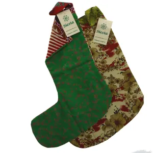 Siesta Crafts | festive Sari Stocking | each