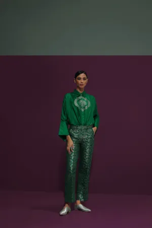 Silk Brocade Culotte