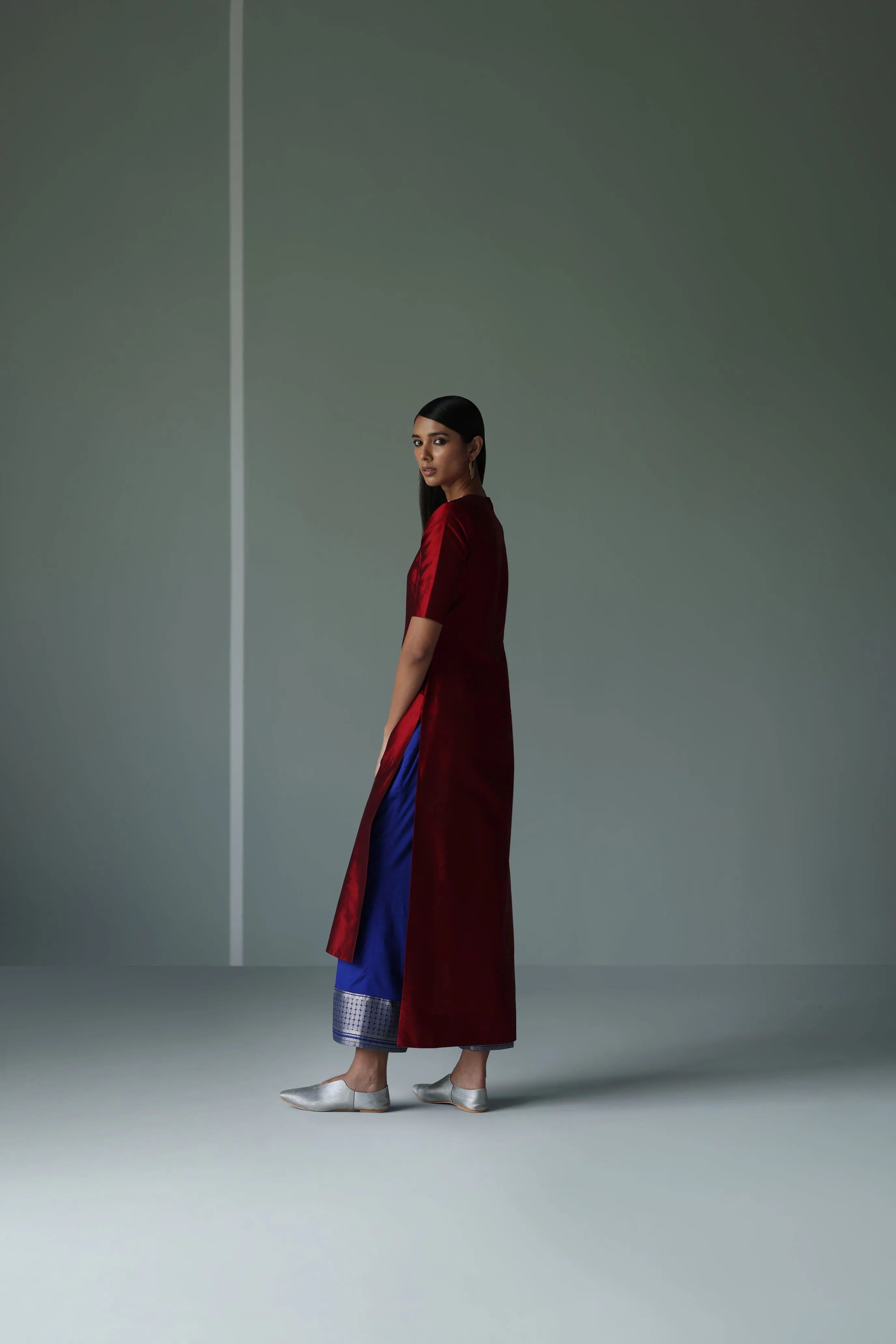SILK KURTA SET