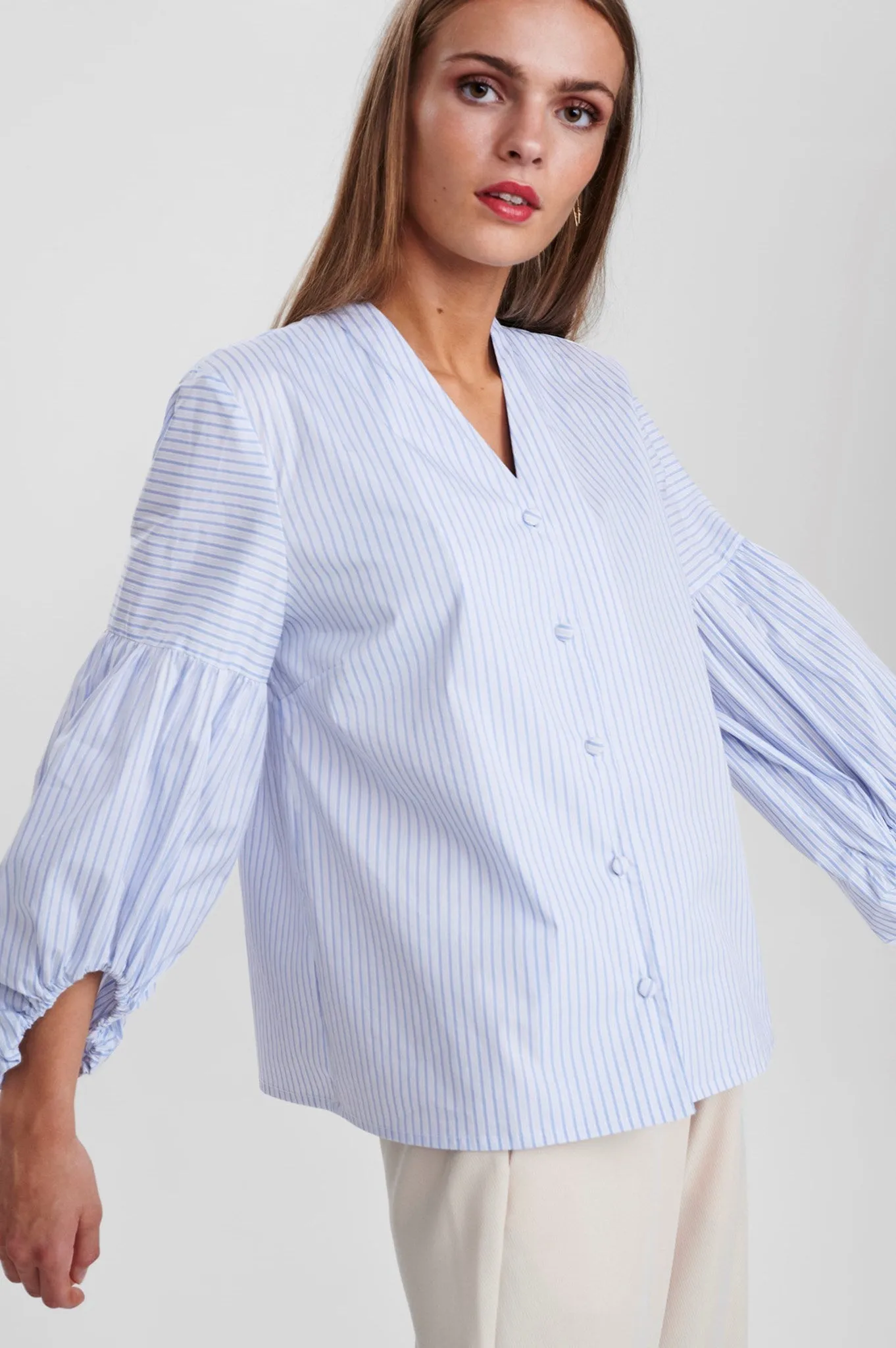 SISUNNA BLOUSE - Bright White