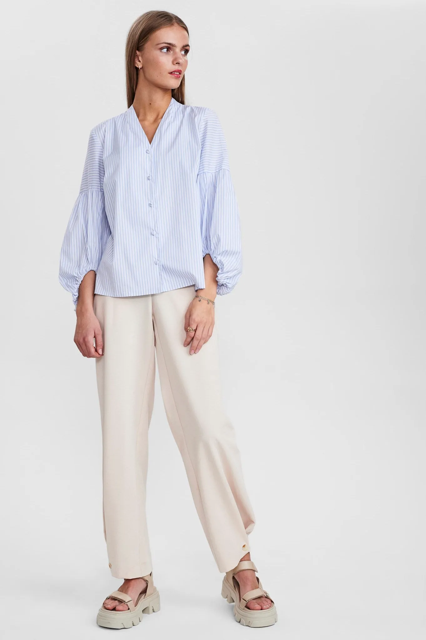 SISUNNA BLOUSE - Bright White