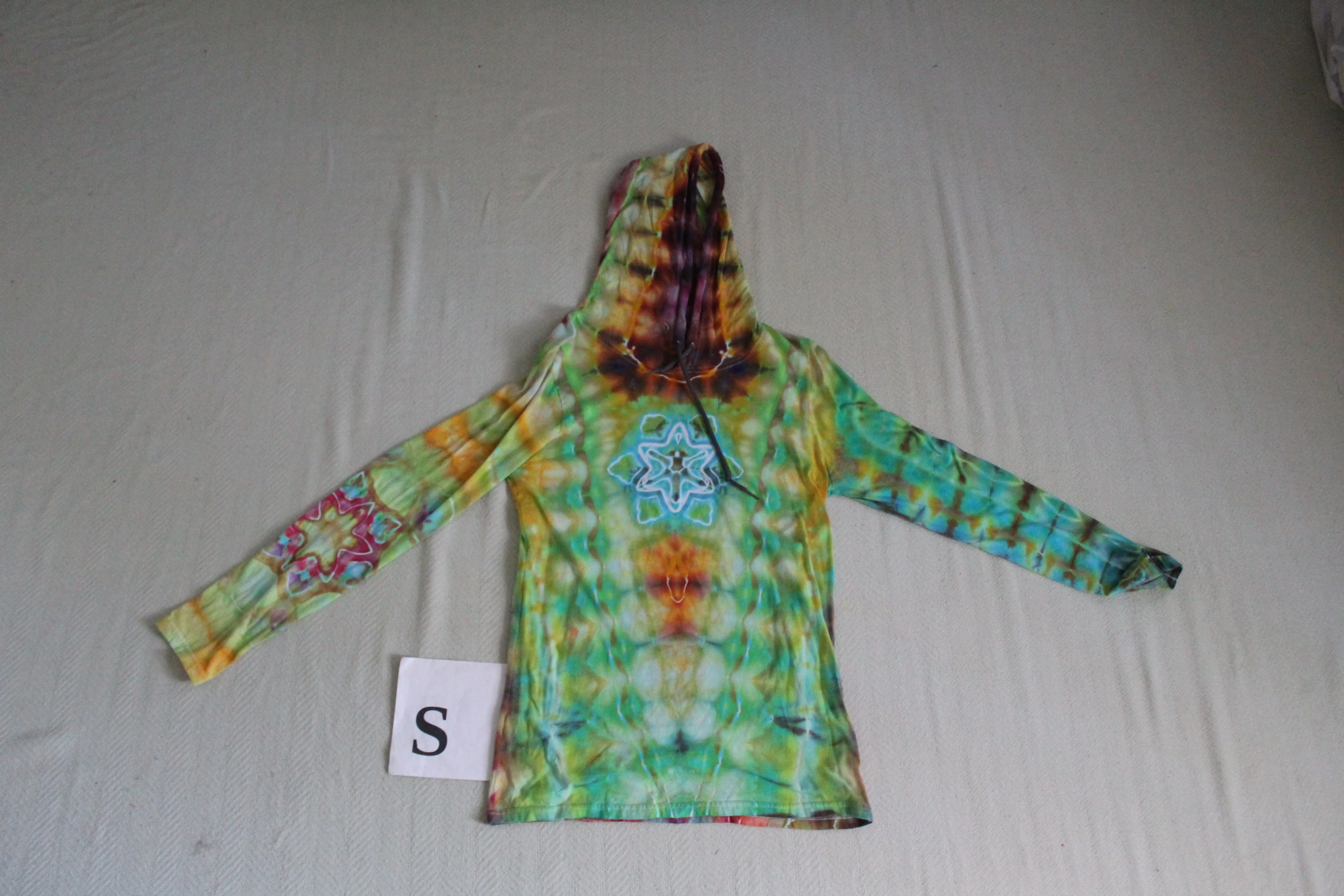 Small Long Sleeve Hooded Shirt