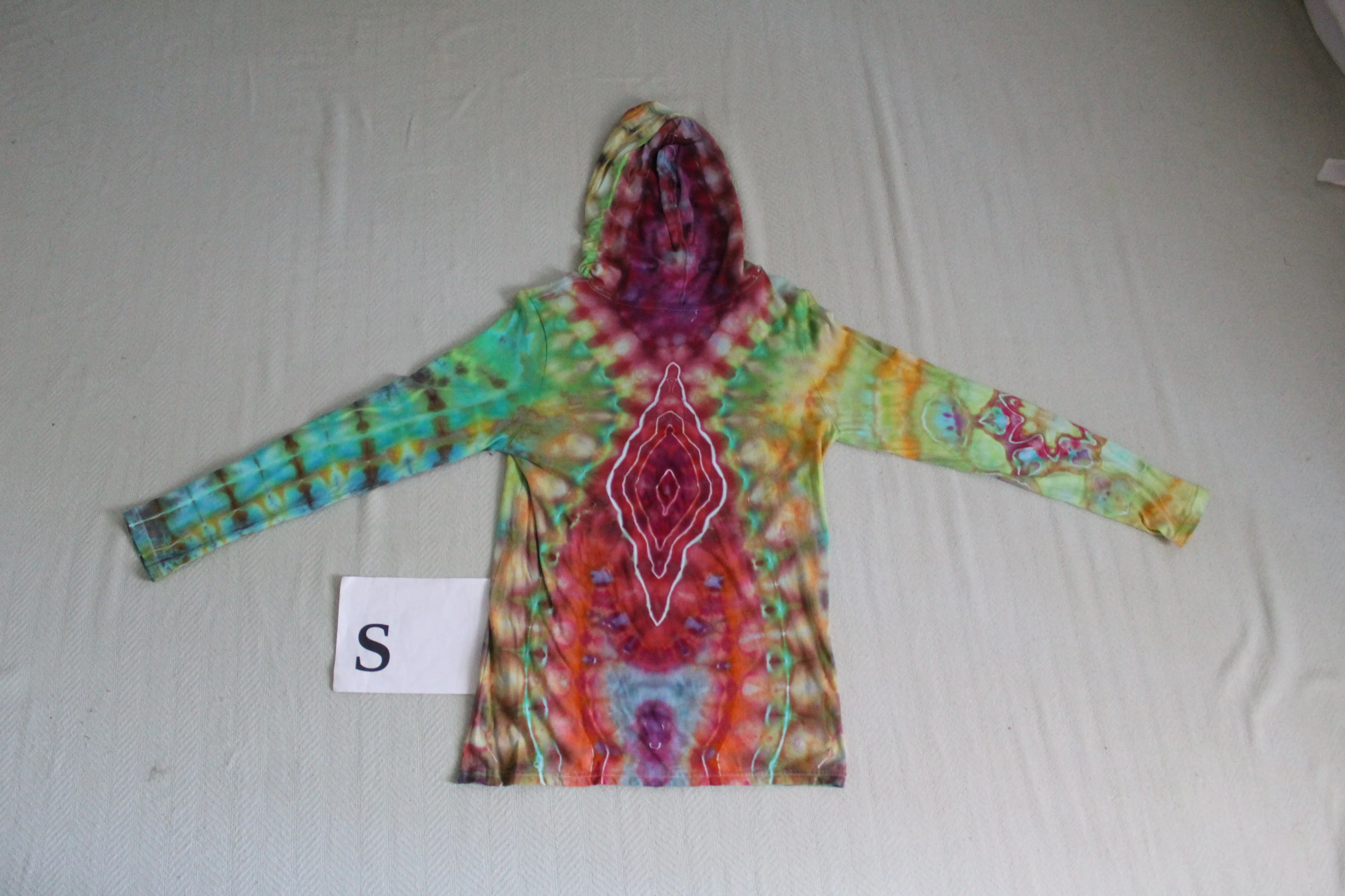 Small Long Sleeve Hooded Shirt