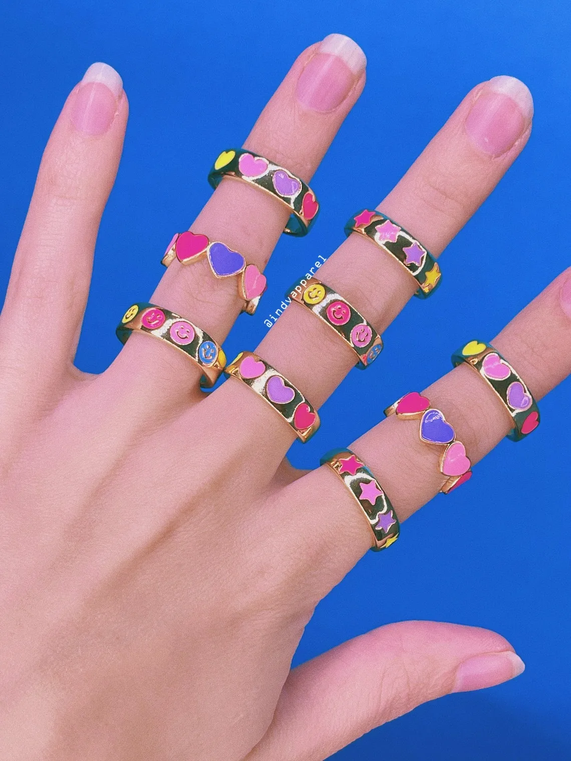 Smiley Ring - Colorful