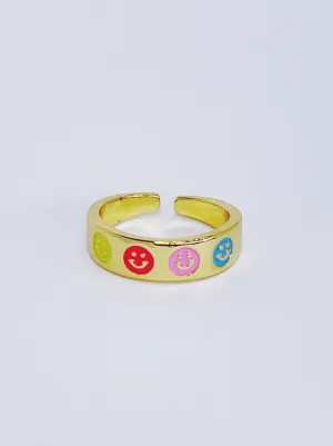 Smiley Ring - Colorful