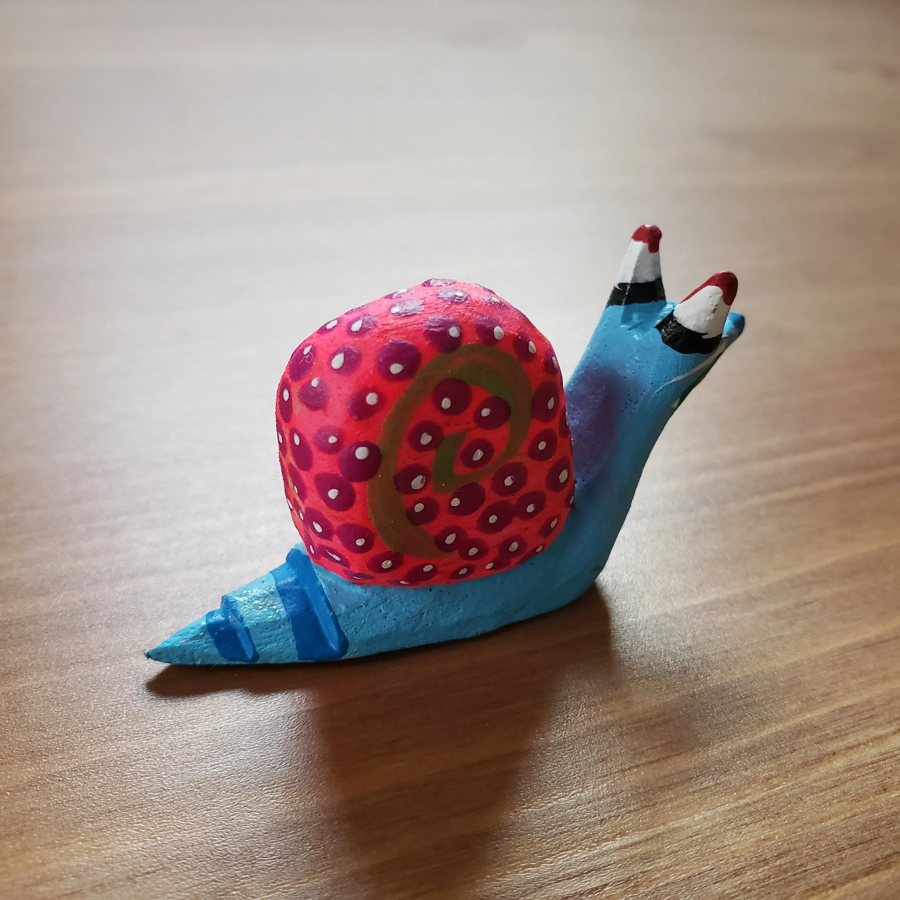 Snail Alebrije  Oaxacan Wood Carving Folk Art