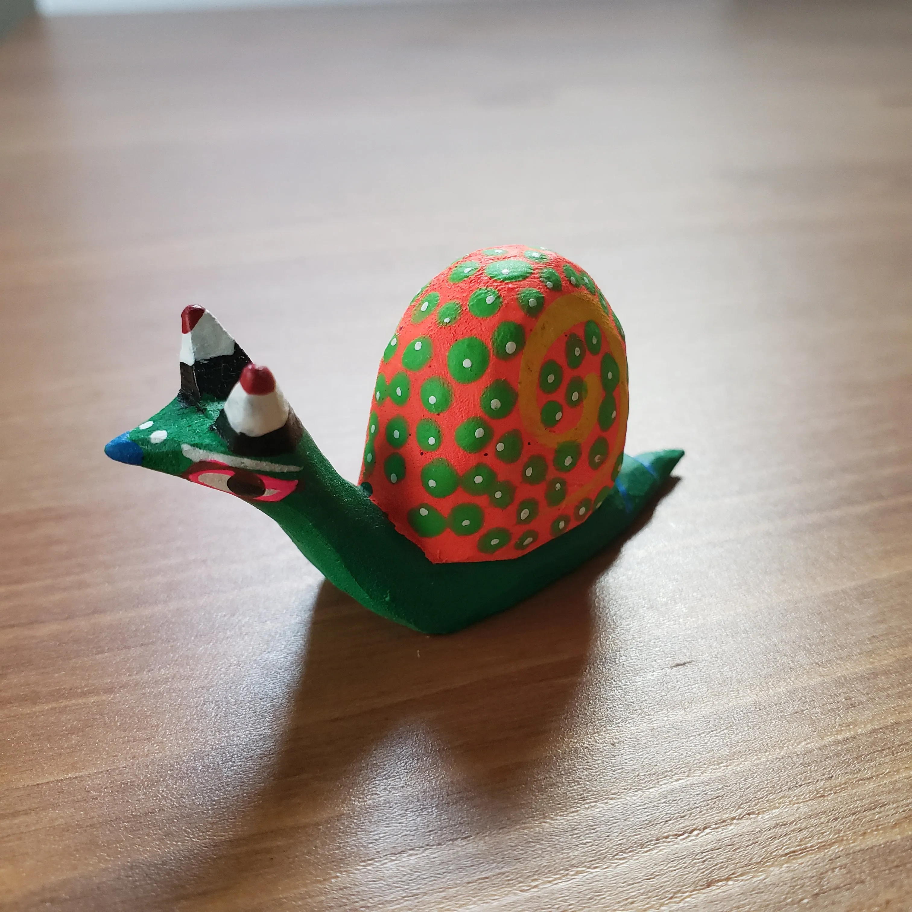 Snail Alebrije  Oaxacan Wood Carving Folk Art