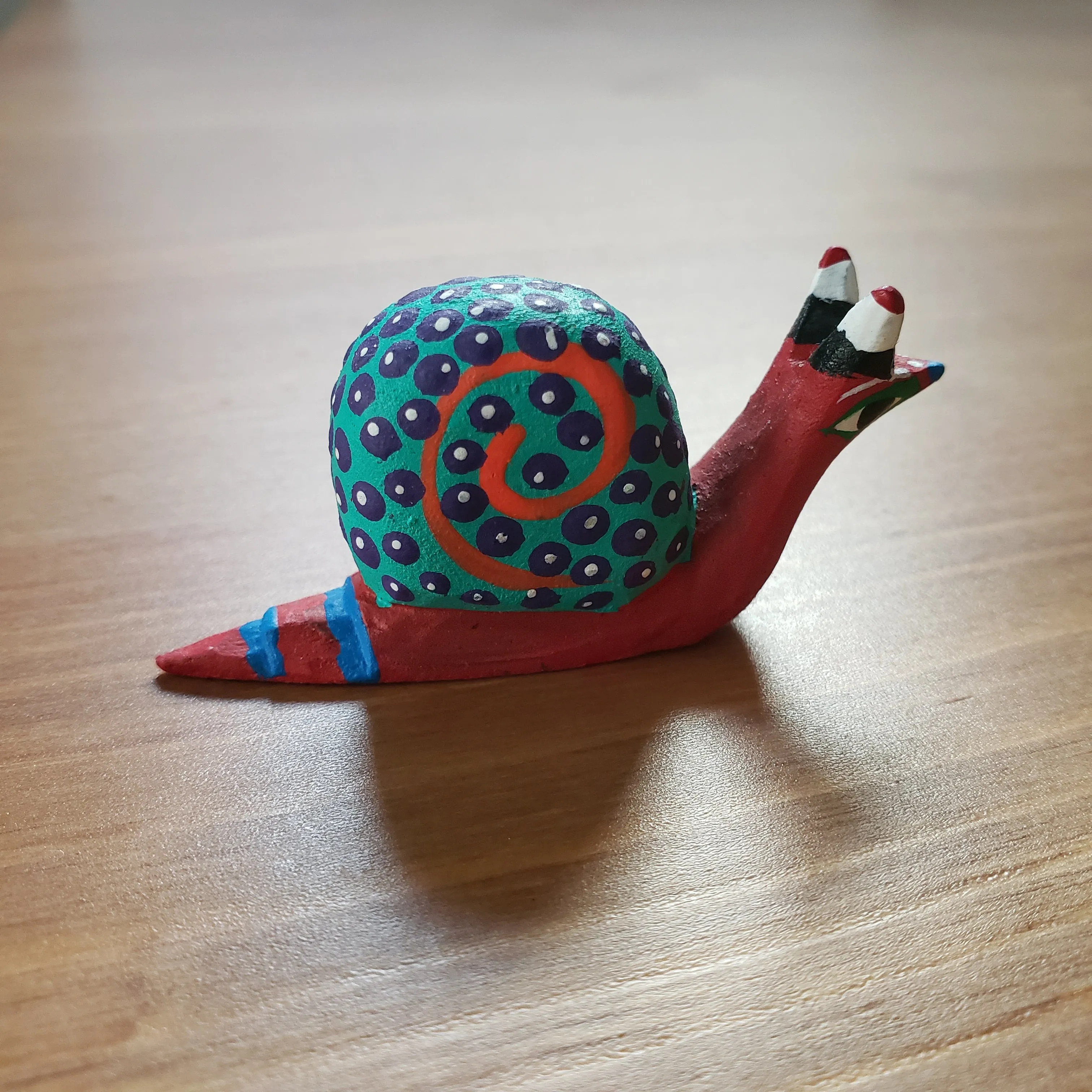 Snail Alebrije  Oaxacan Wood Carving Folk Art