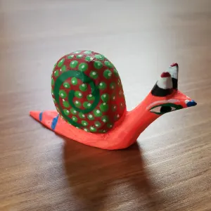 Snail Alebrije  Oaxacan Wood Carving Folk Art