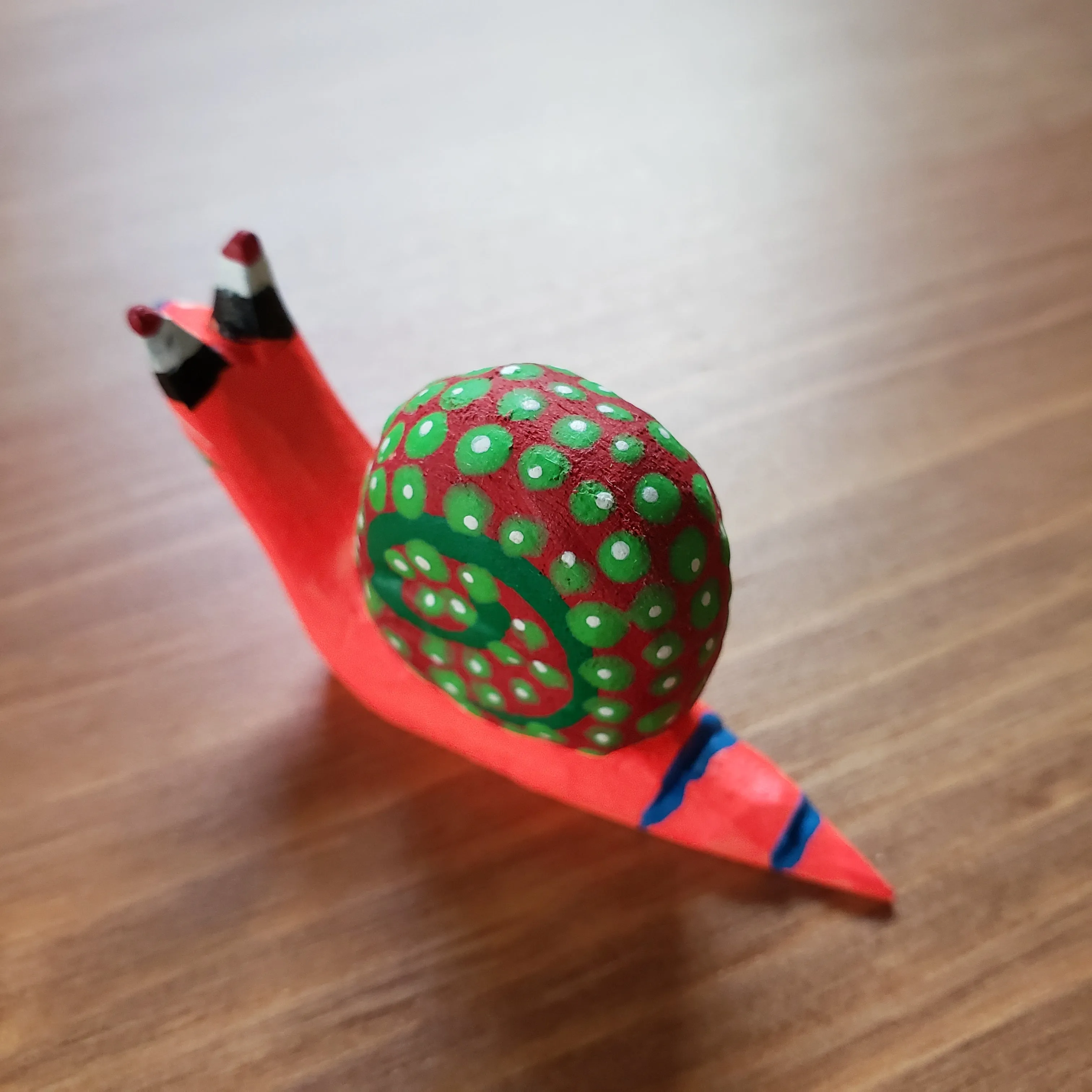 Snail Alebrije  Oaxacan Wood Carving Folk Art