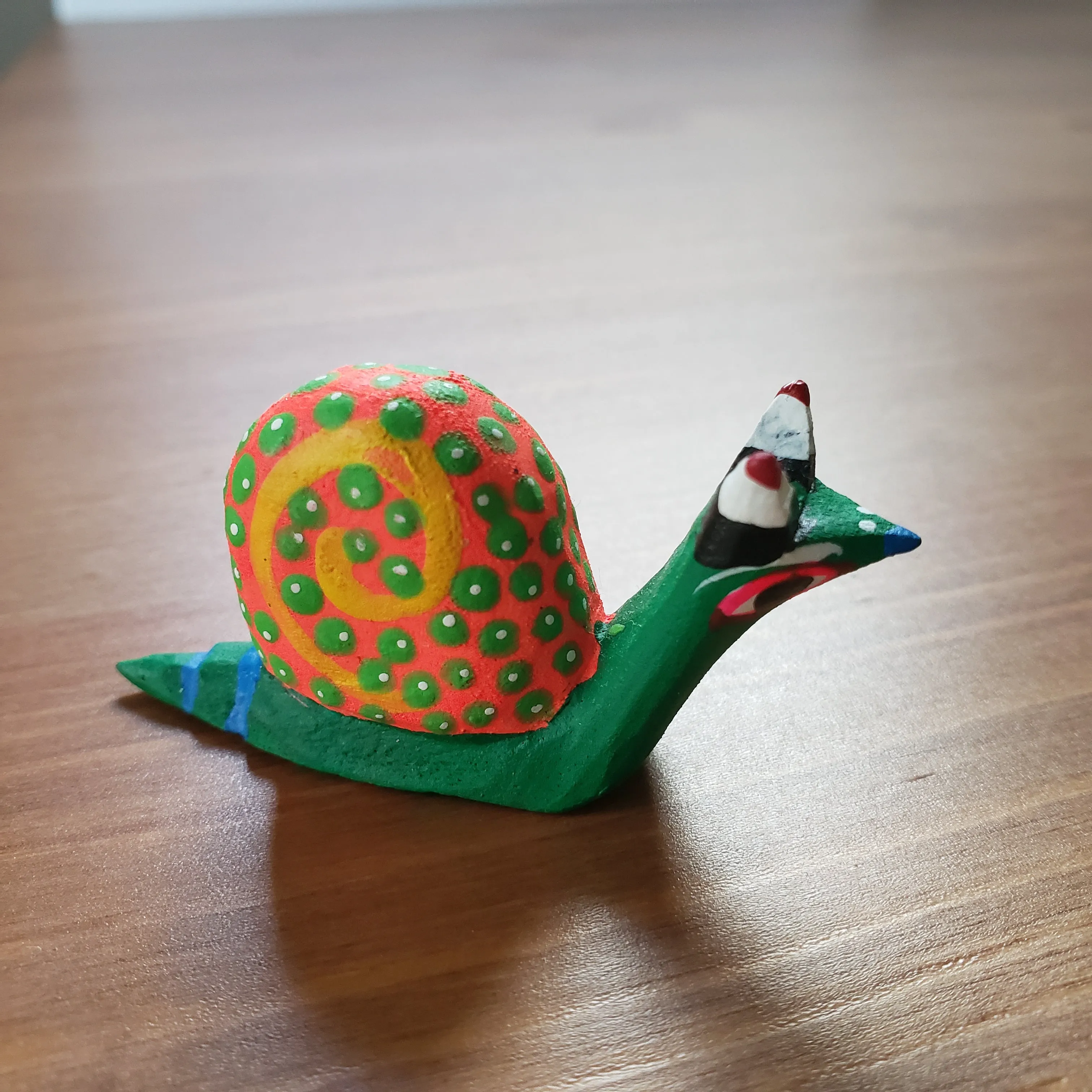 Snail Alebrije  Oaxacan Wood Carving Folk Art