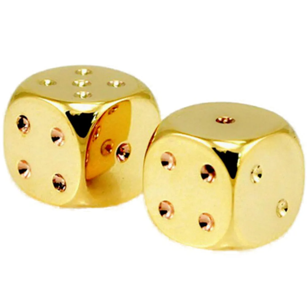 Solid 18k Gold Dice Die, Unique Gift