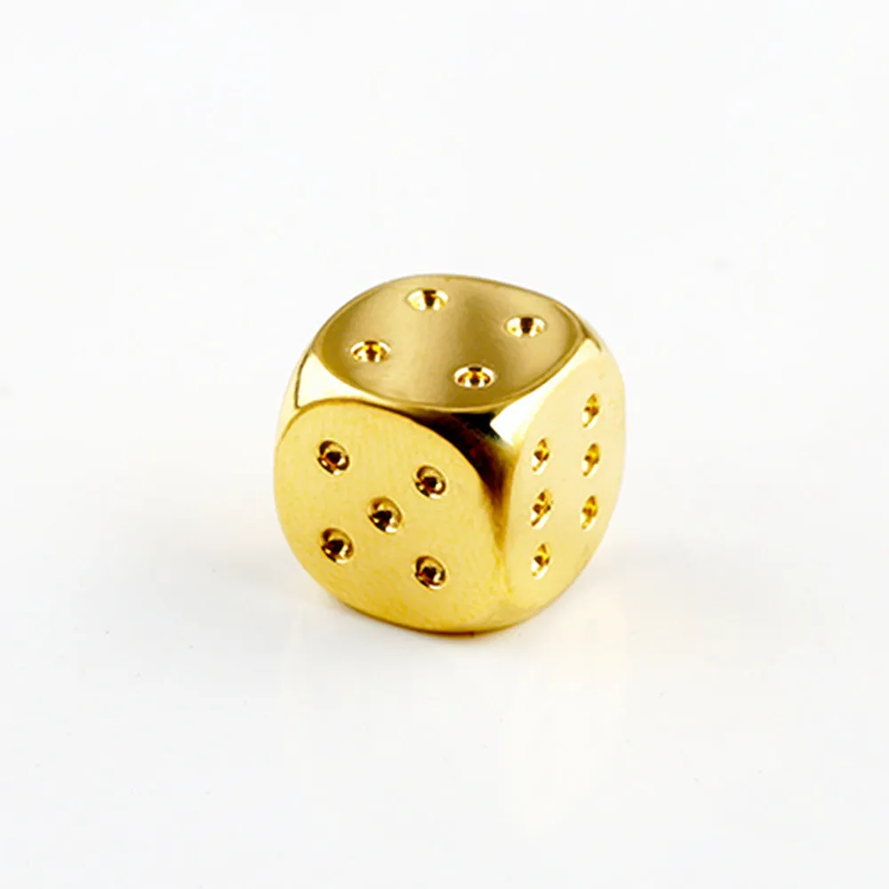 Solid 18k Gold Dice Die, Unique Gift