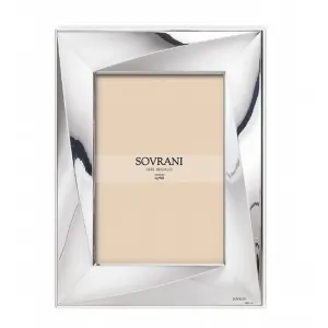 Sovereigns frame 15x20cm silver 925 shiny with wood retro 6424L