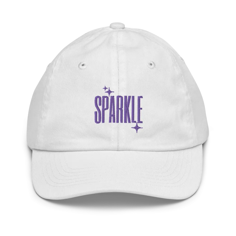 Sparkle Embroidered Kid's Baseball Cap