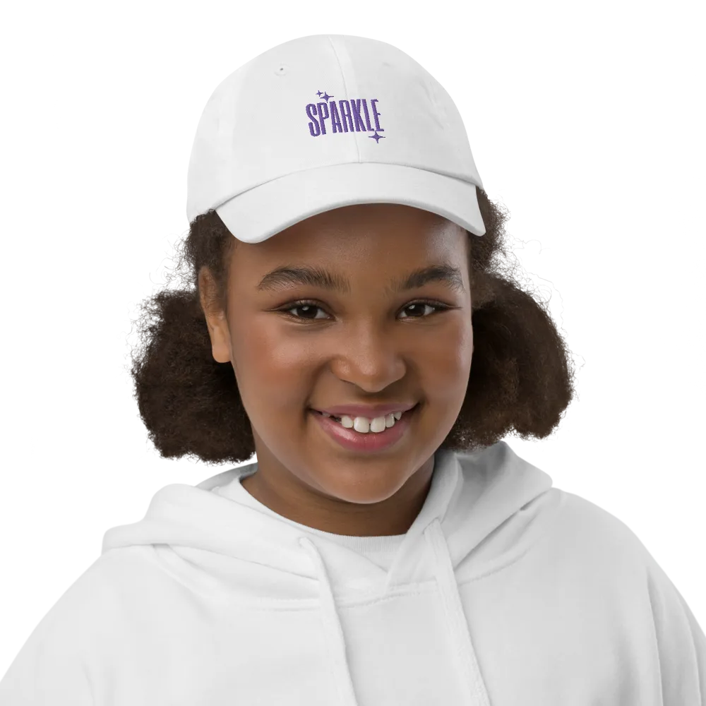 Sparkle Embroidered Kid's Baseball Cap