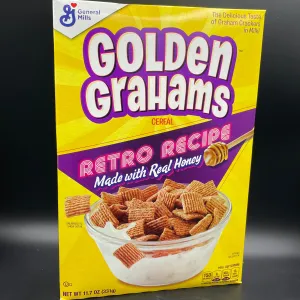 SPECIAL General Mills Golden Grahams Cereal, Retro Recipe, 331g (USA)