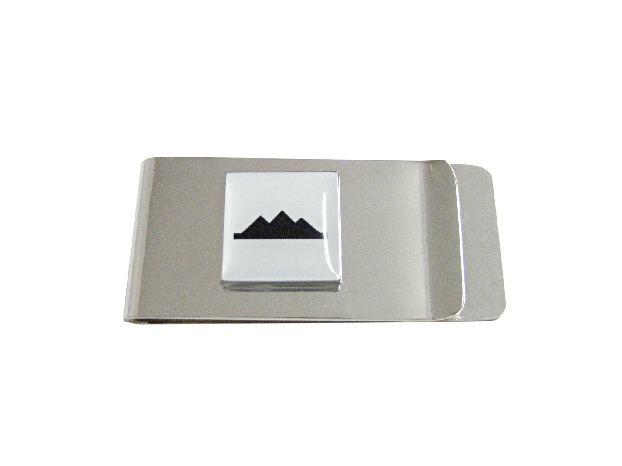 Square Iconic Pyramid Money Clip
