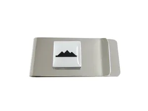Square Iconic Pyramid Money Clip