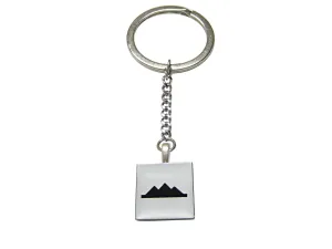 Square Iconic Pyramid Pendant Keychain