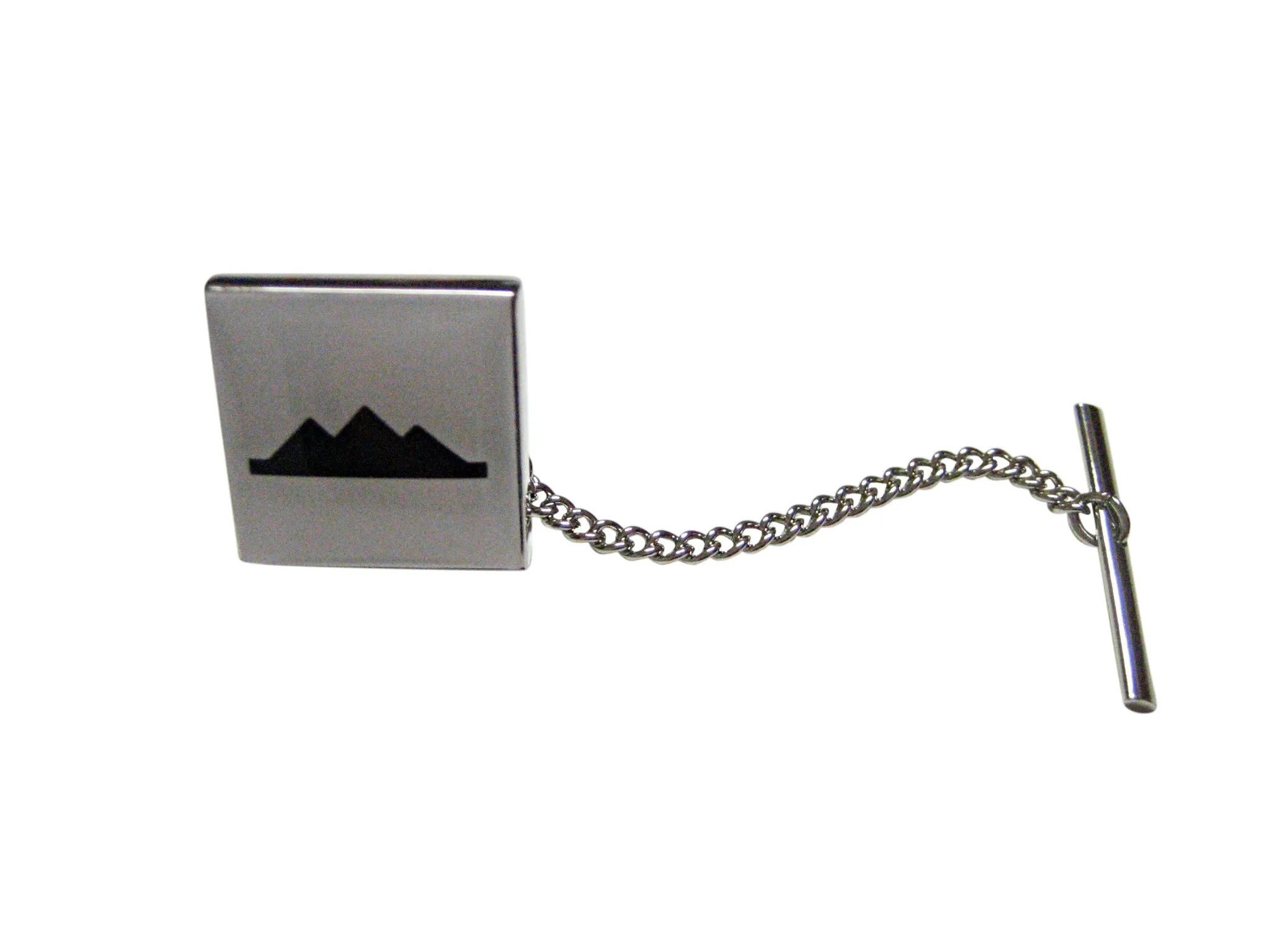Square Iconic Pyramid Tie Tack