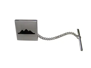 Square Iconic Pyramid Tie Tack