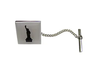 Square Iconic Statue of Liberty Tie Tack