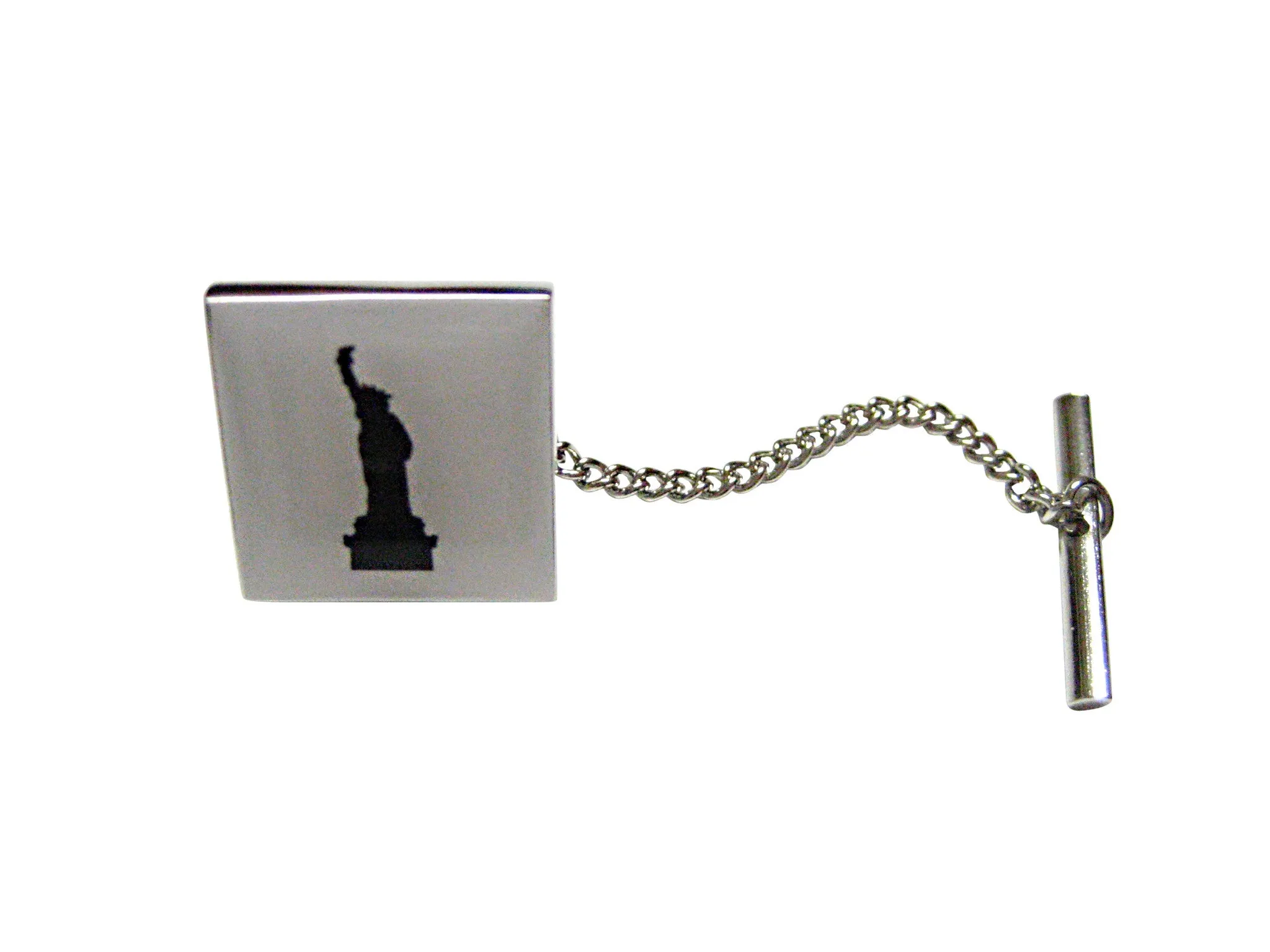 Square Iconic Statue of Liberty Tie Tack
