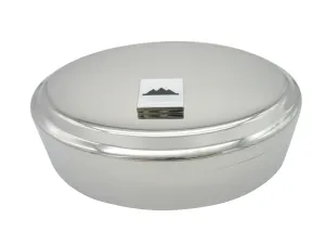 Square Sydney Australia Iconic Opera House Pendant Oval Trinket Jewelry Box